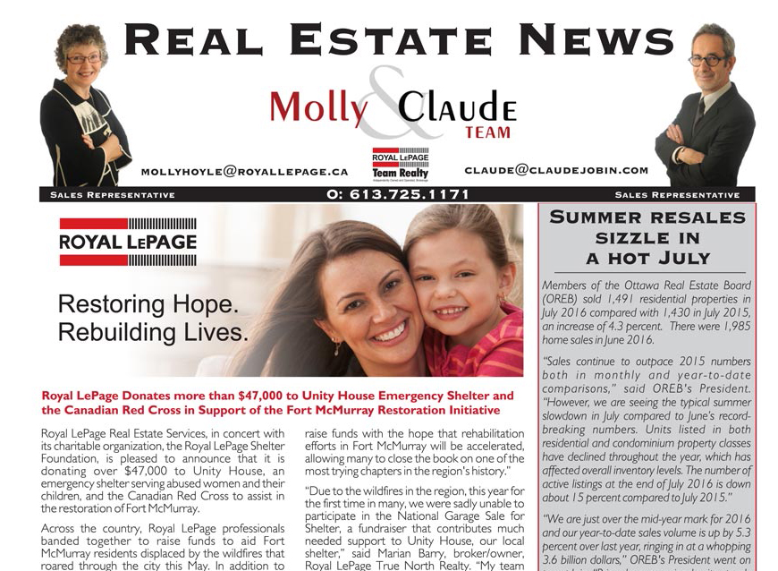 ottawa real estate newsletter