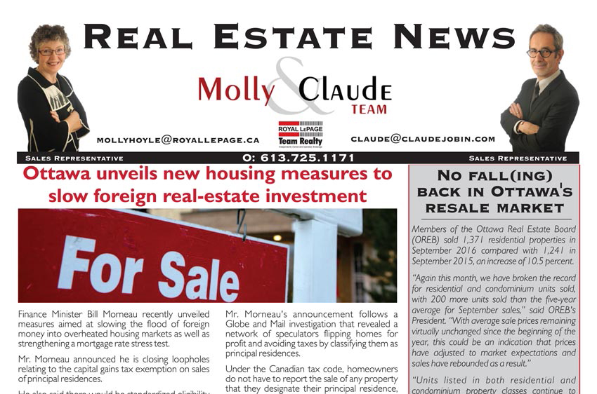 ottawa real estate newsletter