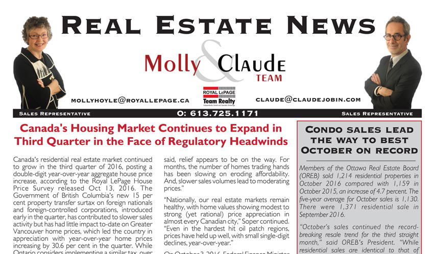 ottawa real estate board statistics oreb mls