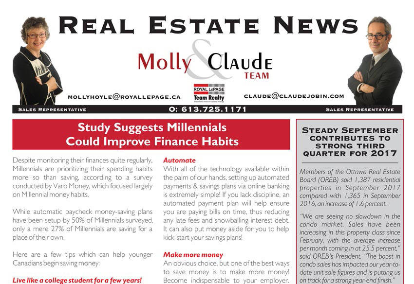 Real Estate Newsletter <br>October 2017