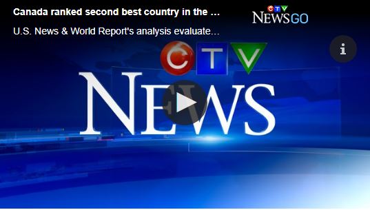 Canada Ranked Number 2 Best Country in World