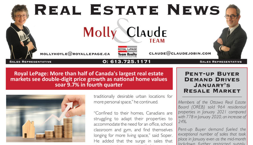 Ottawa Real Estate Newsletter – February 2021