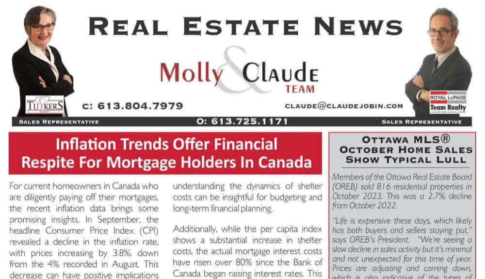 Ottawa Real Estate Newsletter – November 2023